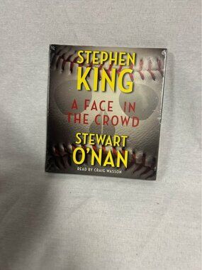 New Sealed Audiobook Novella "A Face in the Crowd,"Stephen King and Stewart